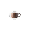 Retro Coffee Cups And Saucers Set