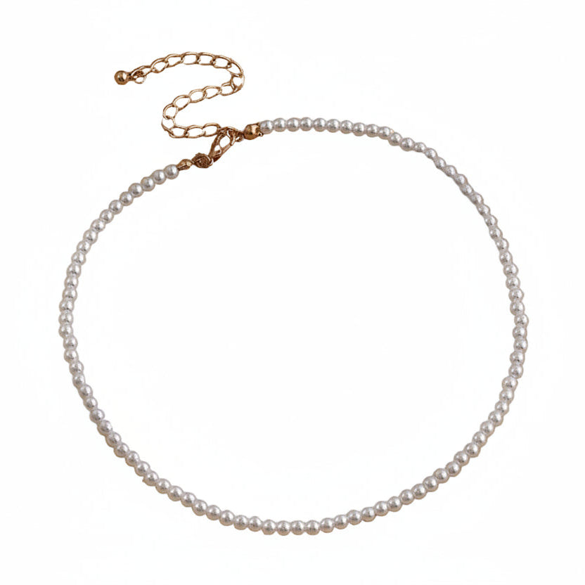 Elegant Round Pearl Necklace