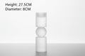 Frosted Crystal Candle Holder