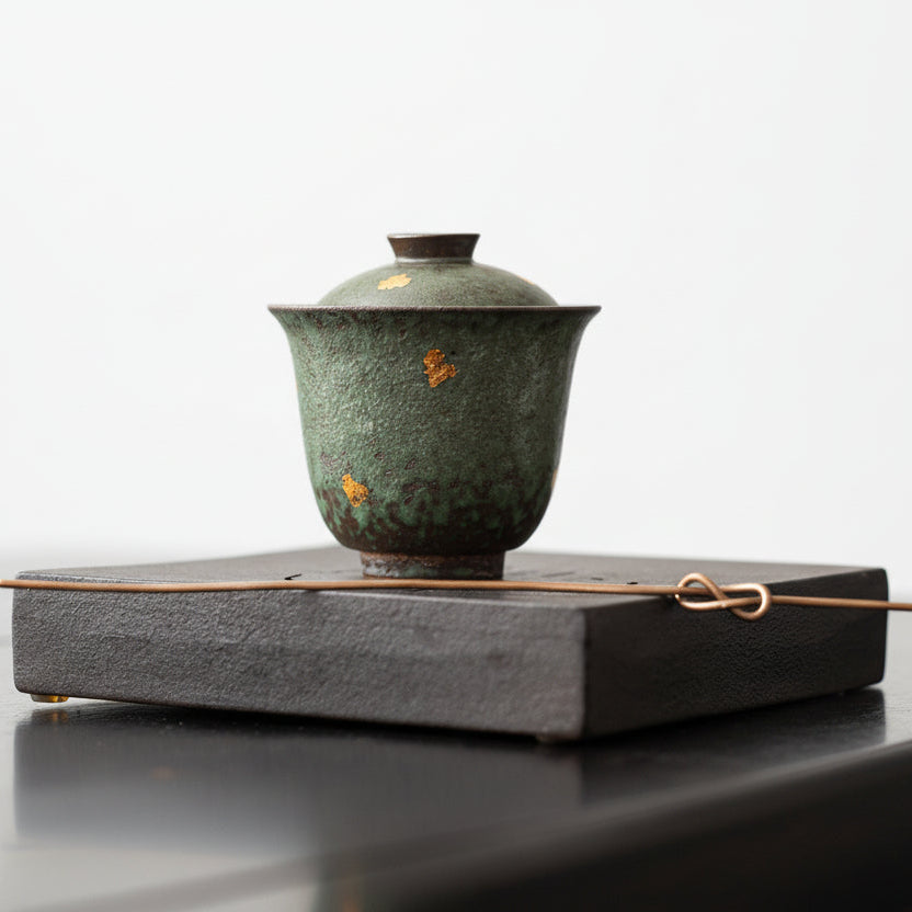 Retro Copper Glazed Tea Cups