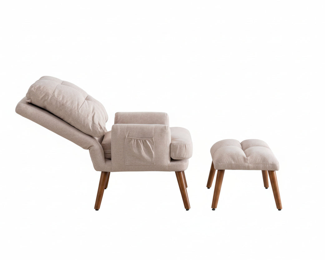Lounge Chair With Footrest