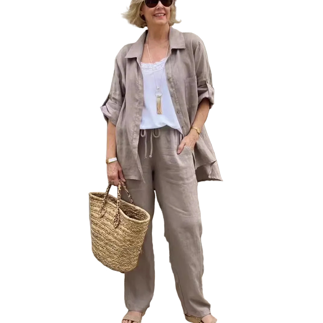 Linen blend Co-ord