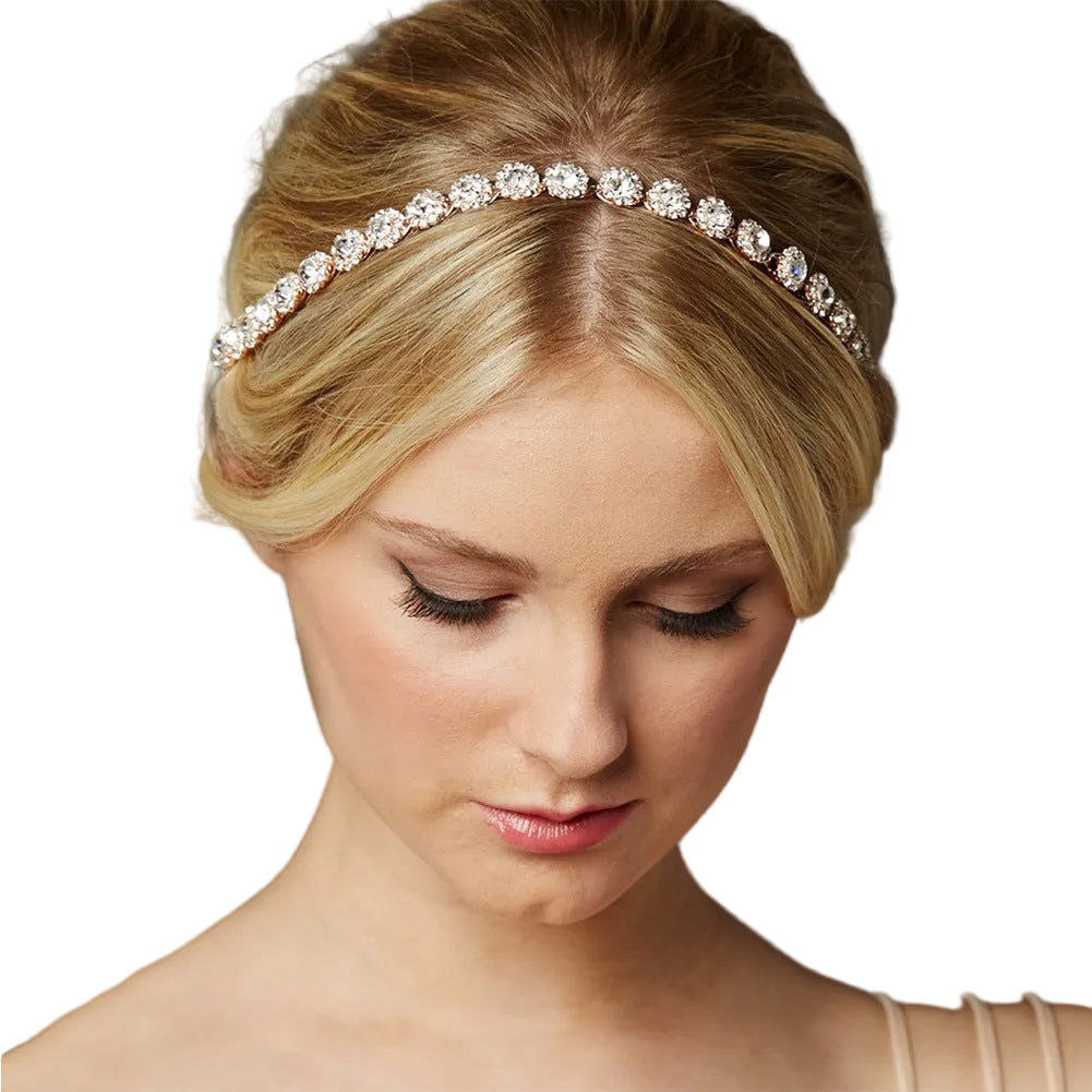 Rhinestone Sunflower Hair Band