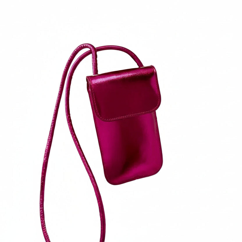 Lacquered Coin Shoulder Bag