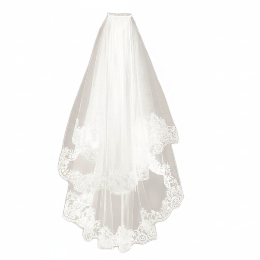 Short Lace Veil