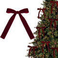 Velvet Christmas Tree Bows
