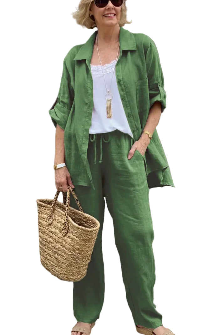 Linen blend Co-ord