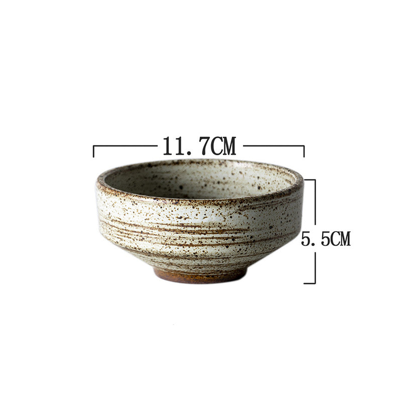 Retro Style Rough Pottery Tableware