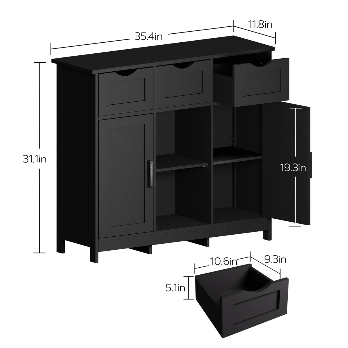 Wooden Floor Cabinet