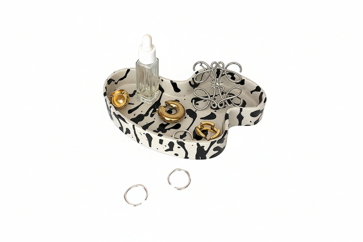 Ceramic Ink Splash Plate