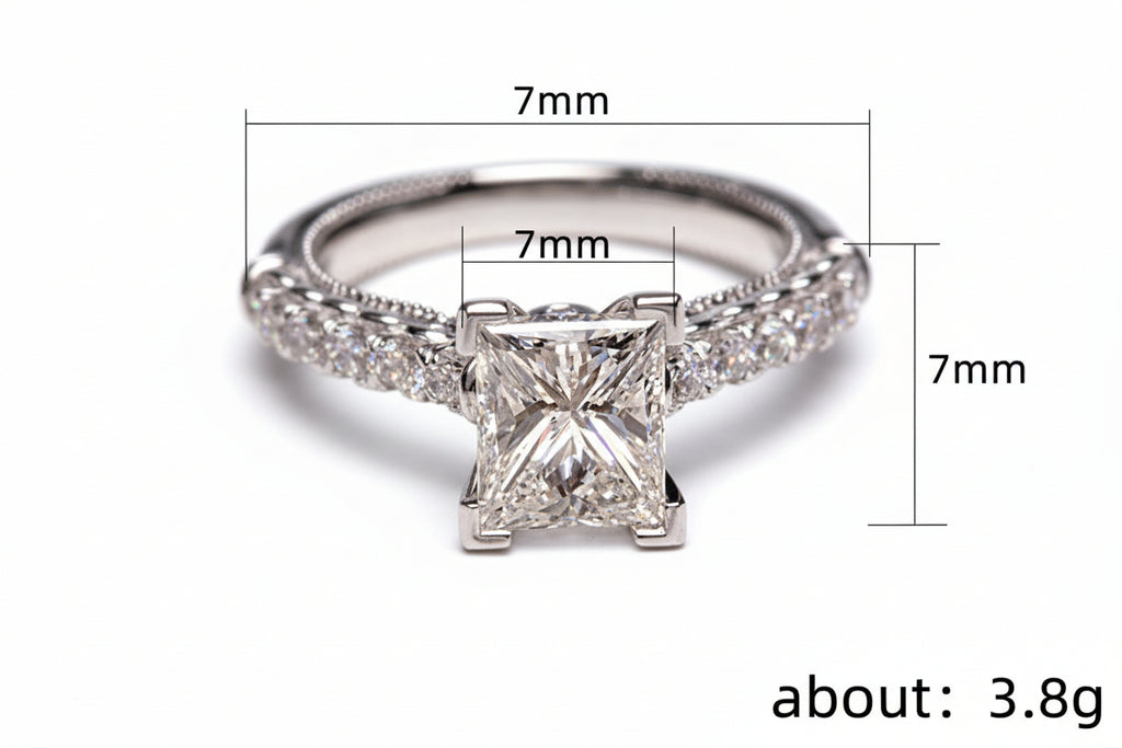 Diamond Zircon Ring