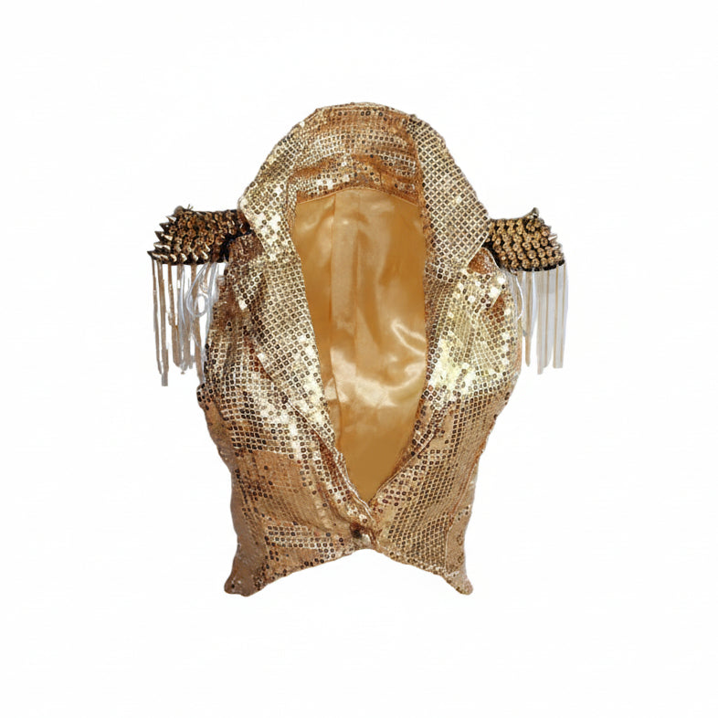 Sequin Rivet Tassel Jacket