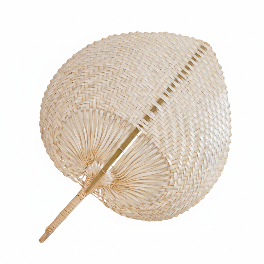 Woven Bamboo Fan