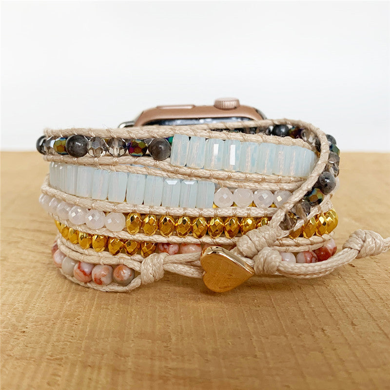 Natural Stone Winding Watch Strap