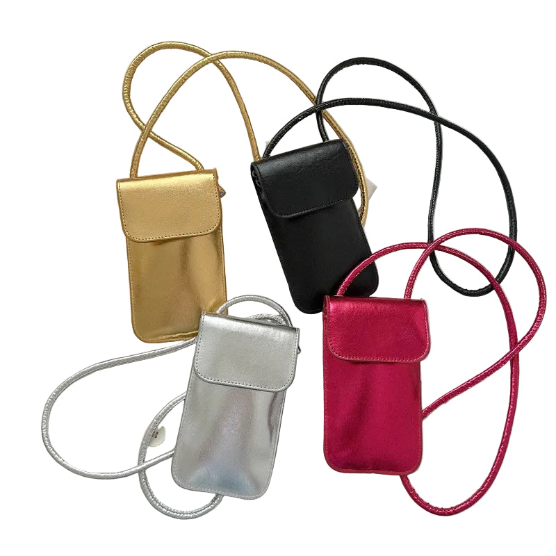 Lacquered Coin Shoulder Bag