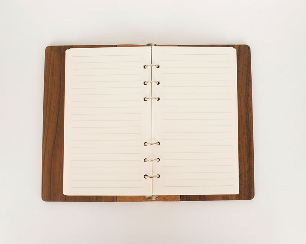 Walnut Loose-leaf Journal