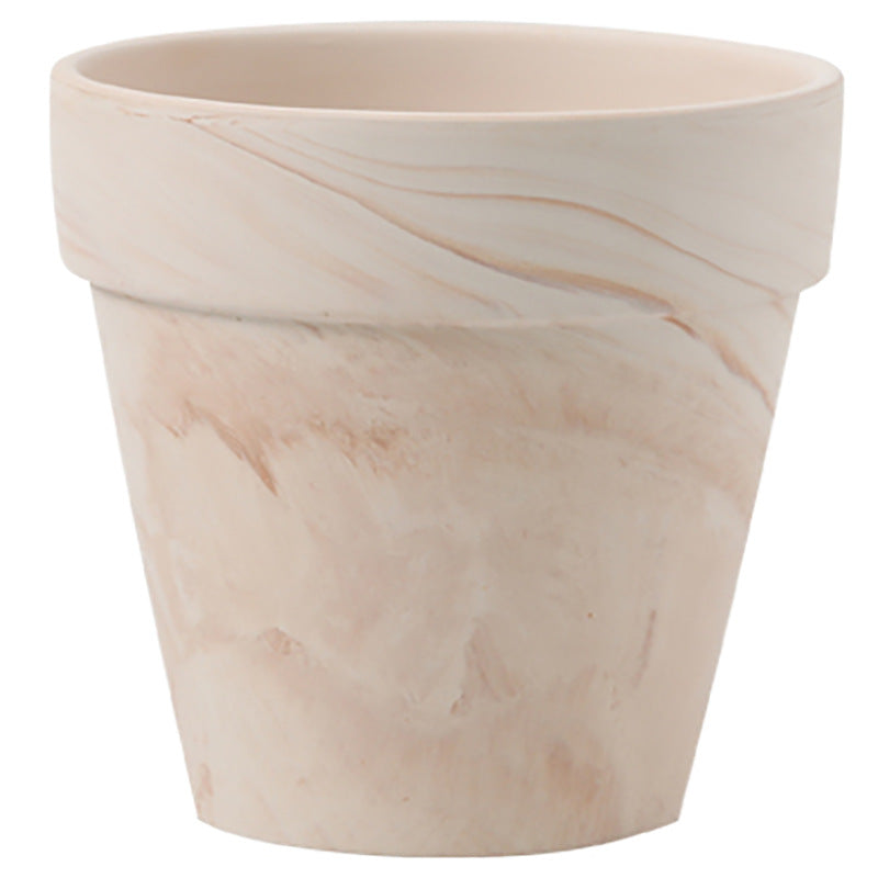 Gradient Macchiato Red And White Pottery