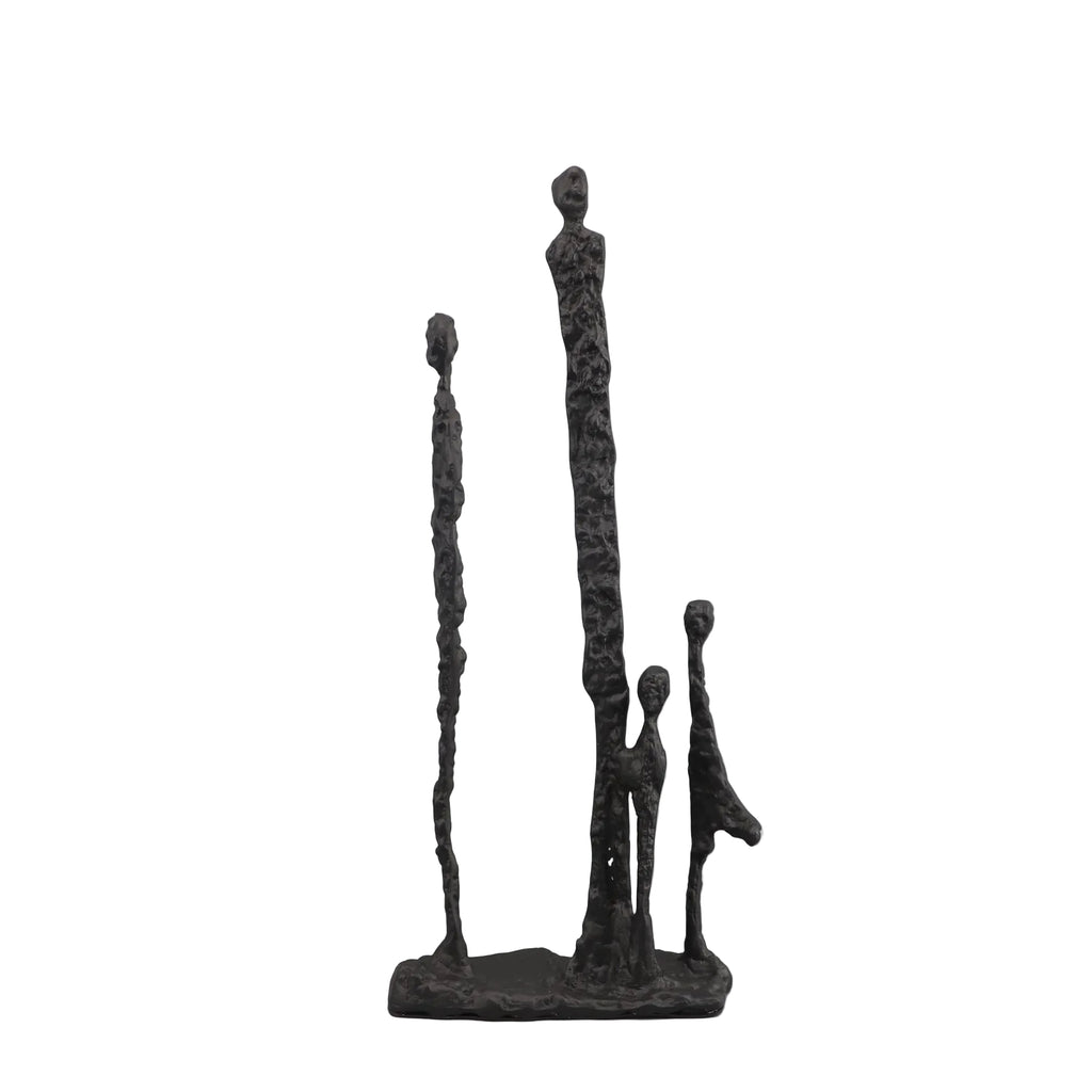 Black Cast Iron Man Ornament