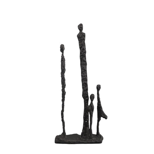 Black Cast Iron Man Ornament