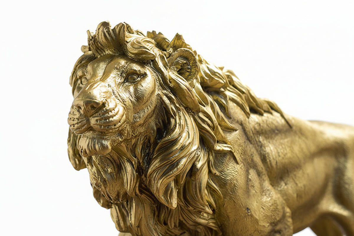 Lion Resin Craft Ornament TV