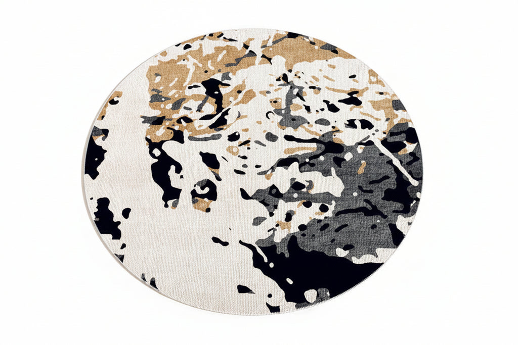 Irregular Round Living Room Carpet