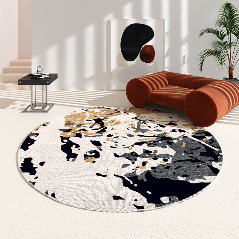 Irregular Round Living Room Carpet