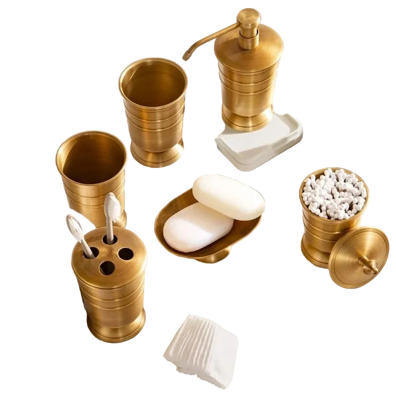 Bronze Bathroom Accessories Set