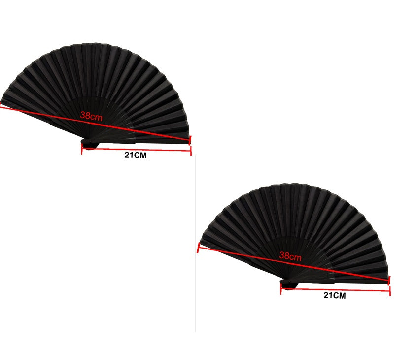 Black Silk Fan