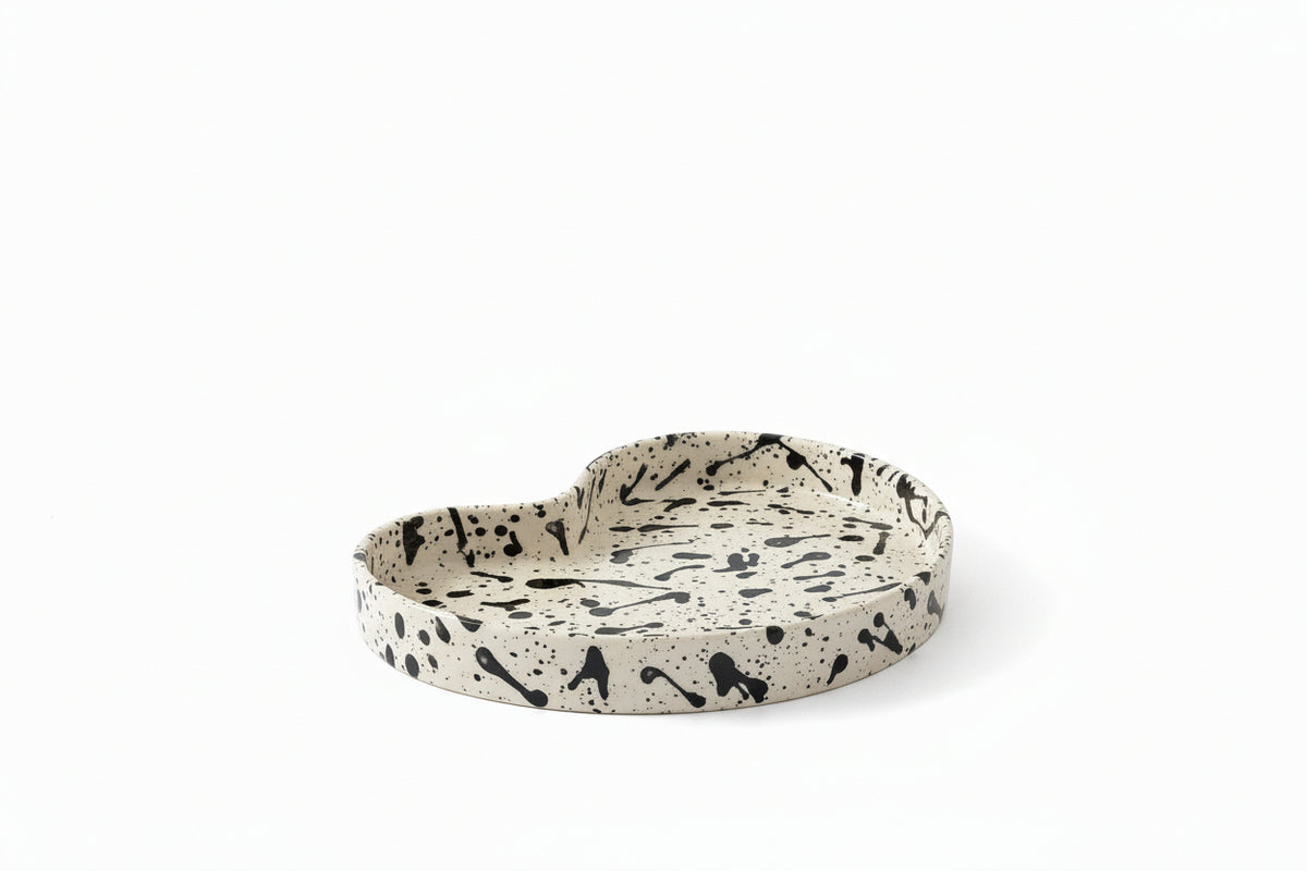 Ceramic Ink Splash Plate