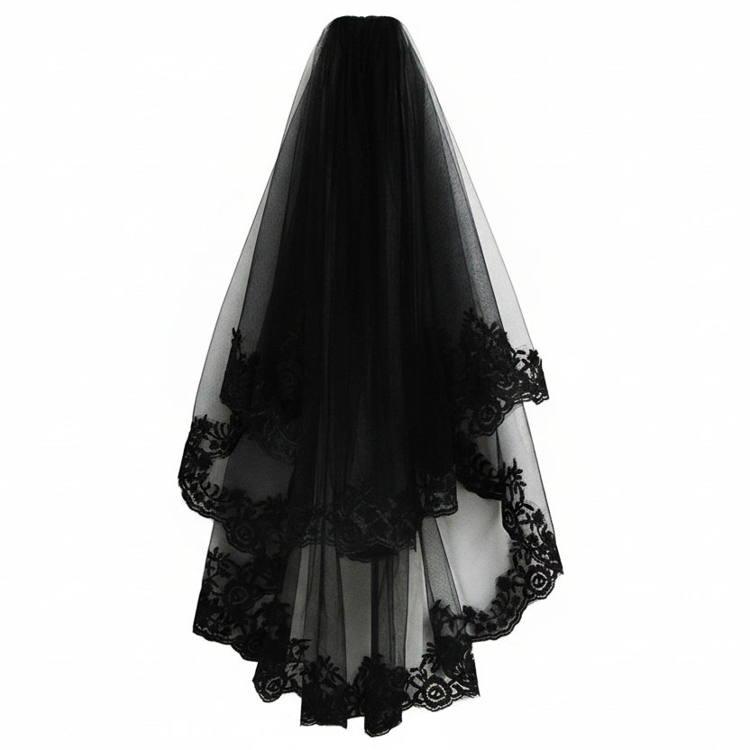 Short Lace Veil