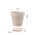 Gradient Macchiato Red And White Pottery