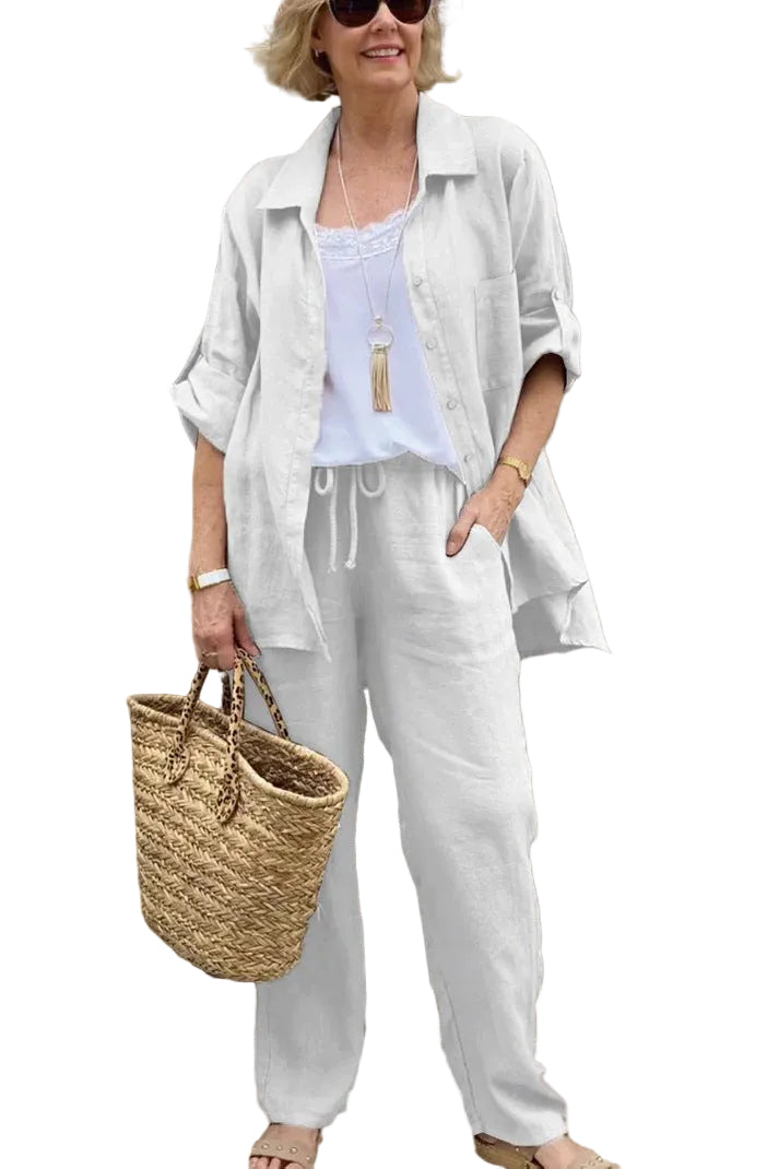 Linen blend Co-ord