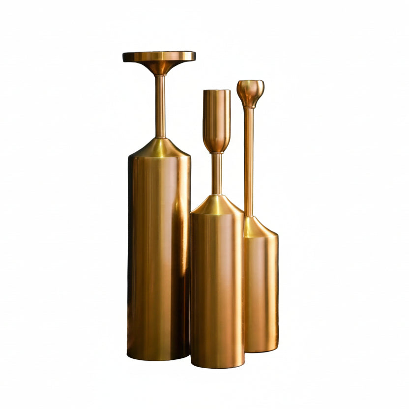 Metal Plating Candle Holder