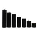 Black Cylinder Candles