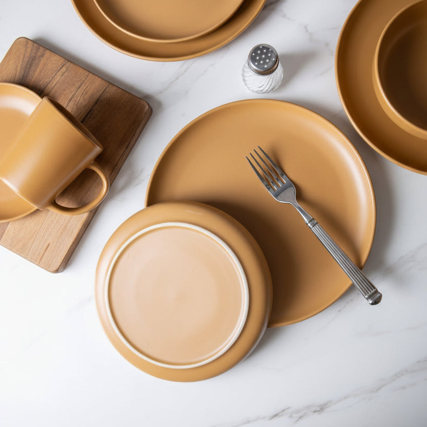 Stoneware Dinnerware Sets 12-Piece