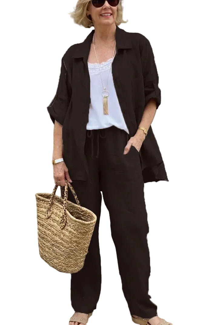 Linen blend Co-ord