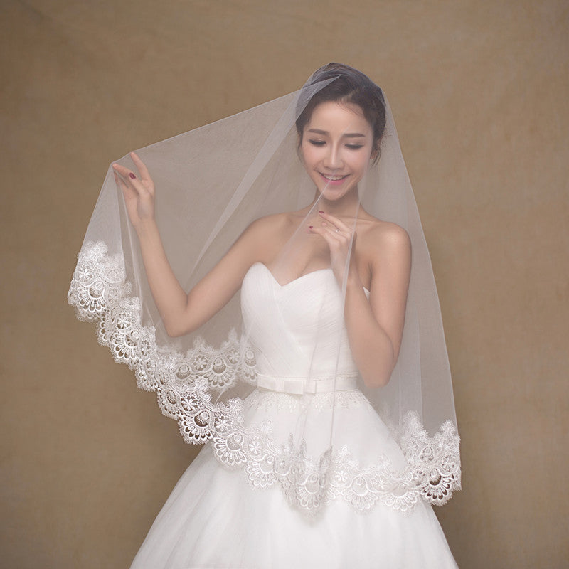 White Bride Veil