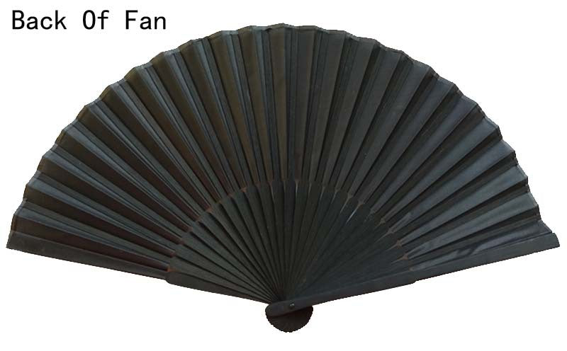 Black Silk Fan