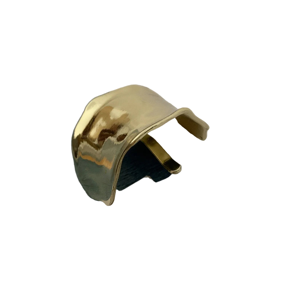 Glossy Metal Ponytail Clip