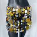 Sequin Stitching Women's Short Skirt
