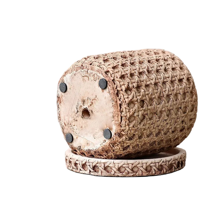 Woven Bamboo Plant Pot
