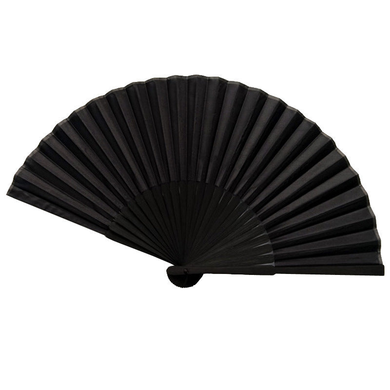 Black Silk Fan